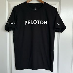 Peloton T-Shirt sz Medium Women's Century 100 Ride Celebration Cotton Tee Black